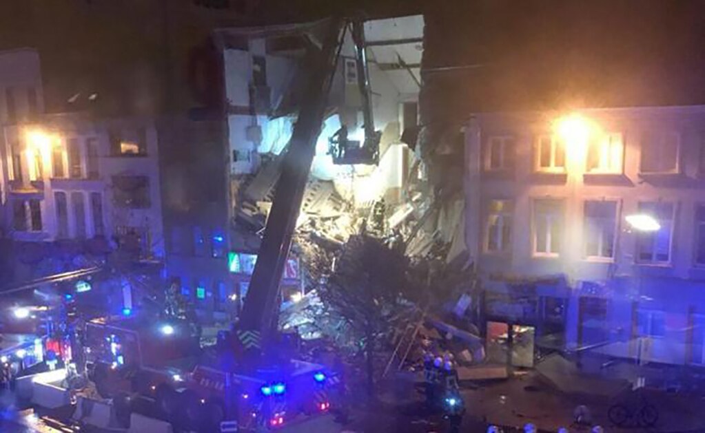 Reportan explosión en edificio de Bélgica; descartan terrorismo