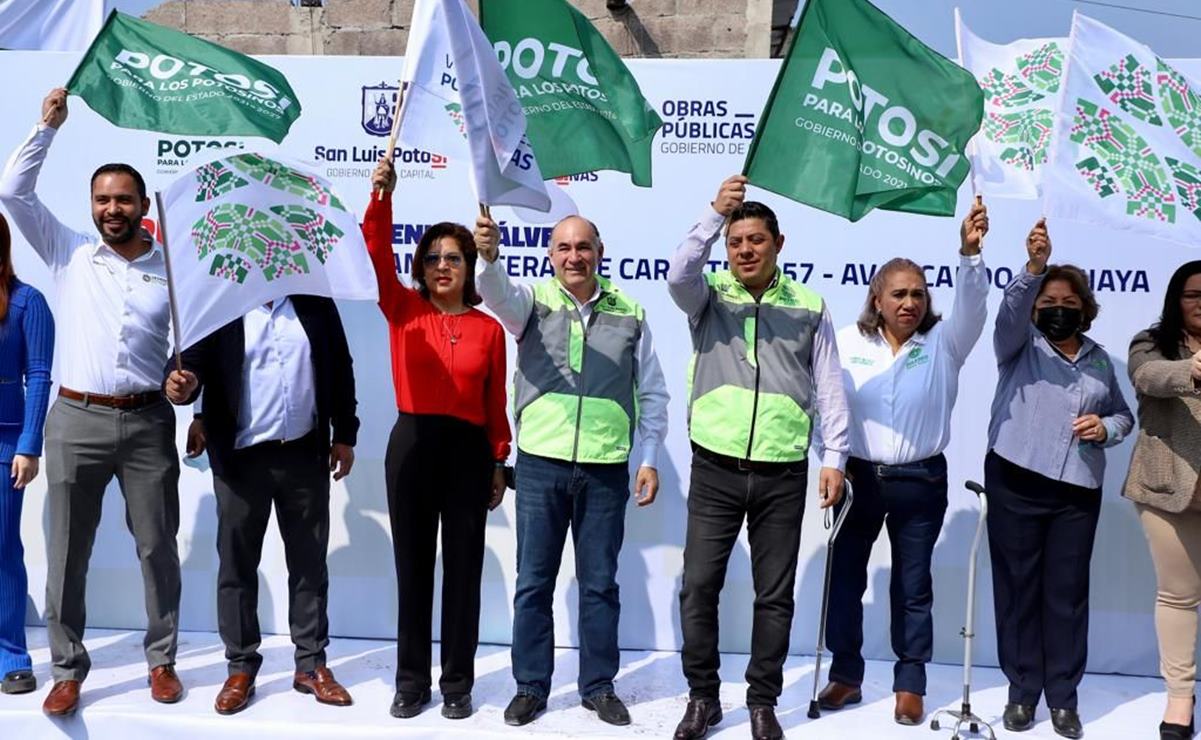 Arranca rehabilitación de avenida Gálvez en zona metropolitana de SLP; beneficiará a 80 mil