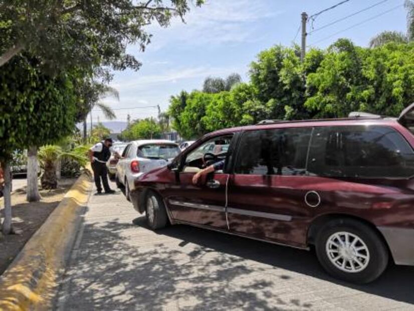 Vacunación contra Covid-19 en auto, así funciona en la capital de SLP