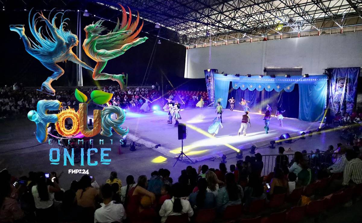 Congelan a la Fenapo 2024... con Four Elements on Ice, un show gratuito de patinaje sobre hielo