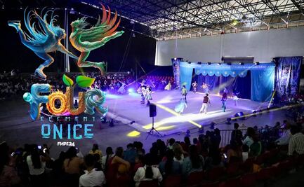 Congelan a la Fenapo 2024... con Four Elements on Ice, un show gratuito de patinaje sobre hielo