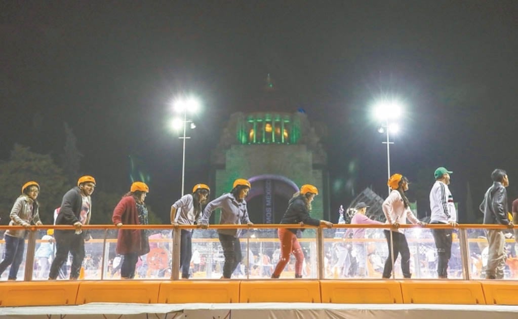Así es la nueva pista de patinaje, sin hielo, en la CDMX