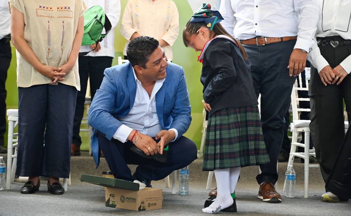 Gobernador de SLP celebra regreso a clases con el compromiso de más apoyo a educación e infraestructura escolar