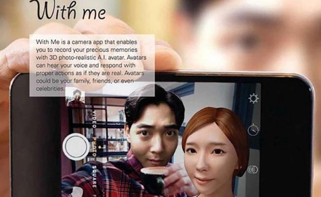 El avatar fotográfico 3D se basa en la persona real así como en su personalidad y tiene cierta interacción con los usuarios