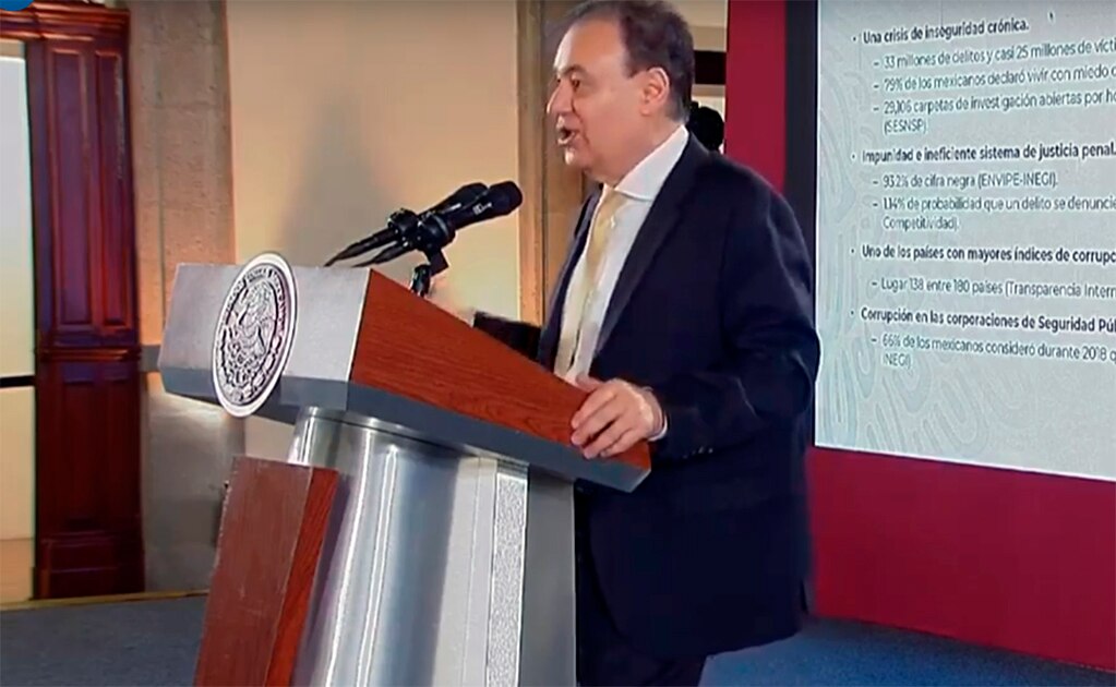 Presenta Gabinete de Seguridad informe sobre combate a la inseguridad