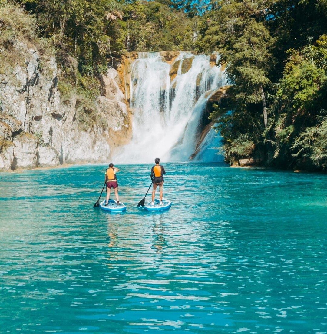 La cascada El Meco tiene una altura de 35 metros. Foto: San Luis Potosí Turismo