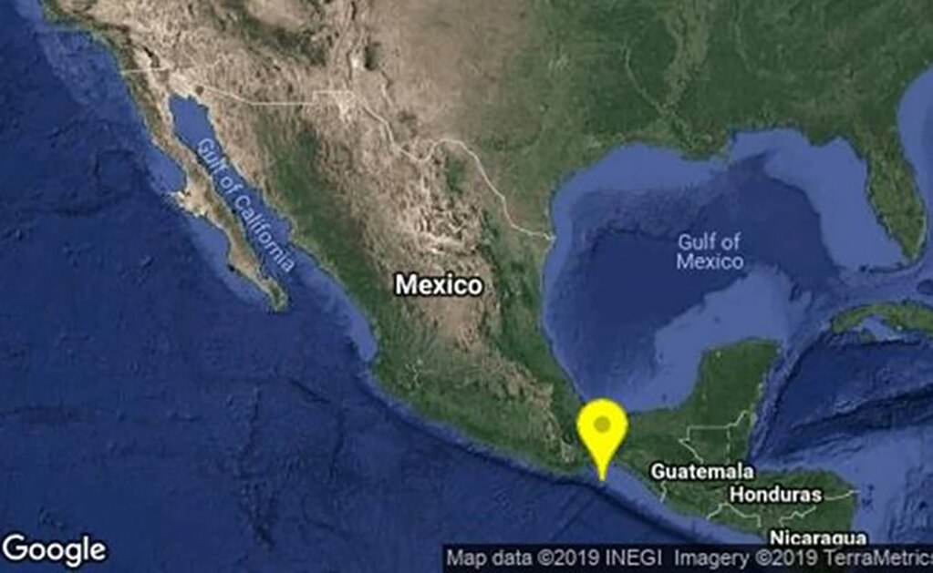 Registran sismo de 5.8 en Salina Cruz, Oaxaca