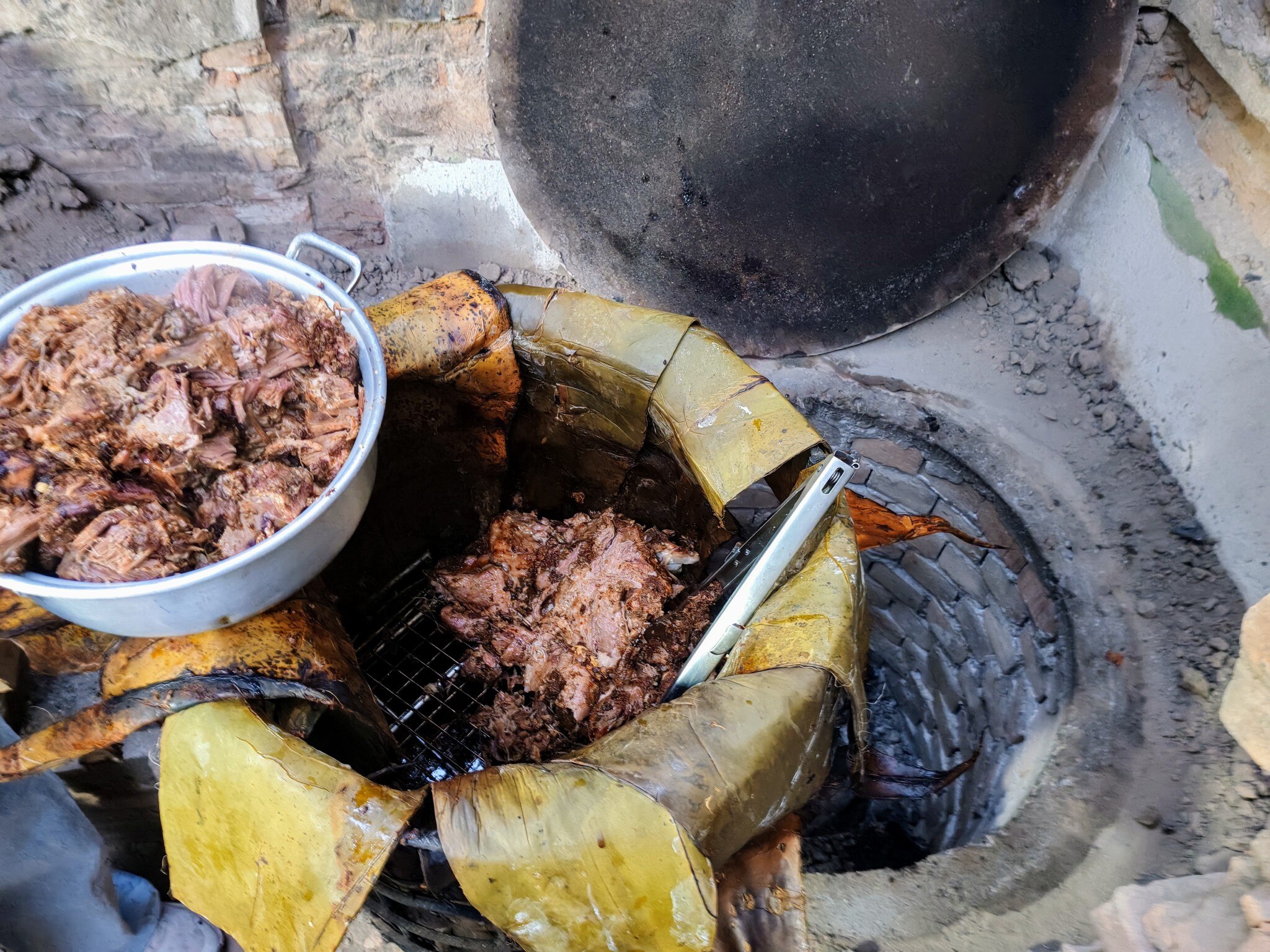 Barbacoa de hoyo en cocina Jacinta. Foto: FB, Cocina Jacinta Dolores