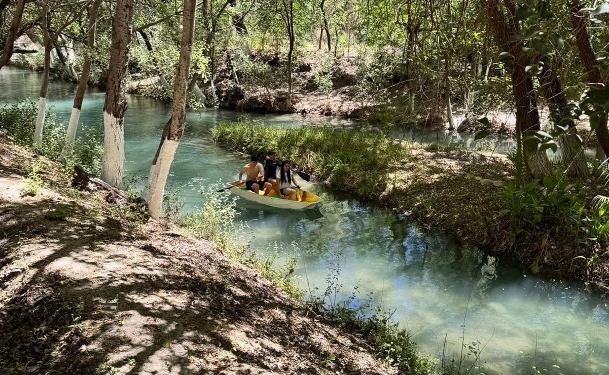 Ojo de Agua es un oasis natural en Venado, SLP. Fotos: Especiales