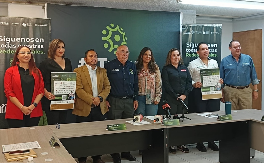 Anuncian Feria el Empleo en SLP. Foto: Jazmín Ramírez García