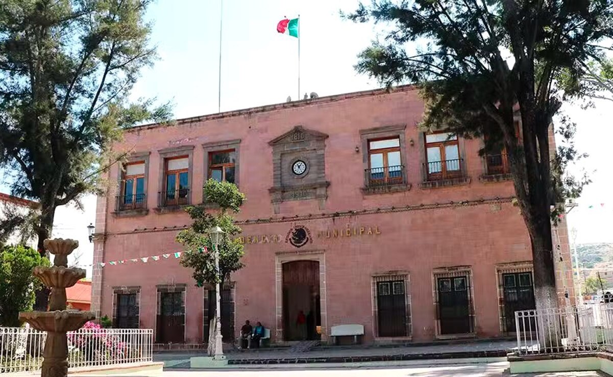 Robo en el Ayuntamiento de Mexquitic de Carmona. Foto: Especial