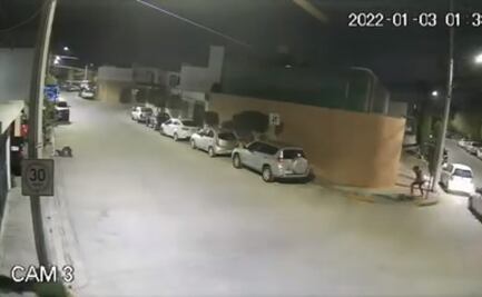 Investigan homicidio en colonia Los Álamos de SLP; cámaras de seguridad captaron los hechos