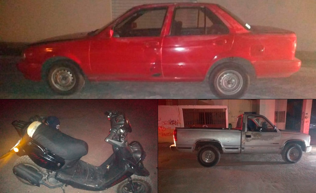 Recuperan vehículos con reporte de robo en la capital