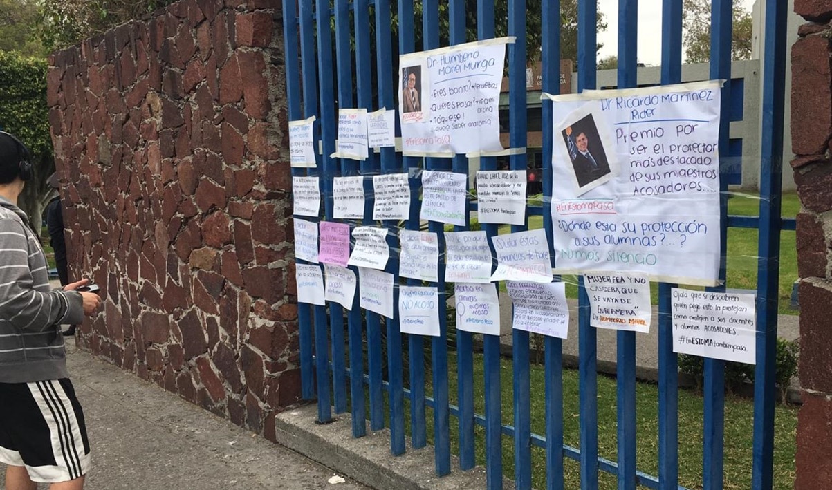 Continúan tendederos de denuncias, ahora en la Facultad de Estomatología de la UASLP