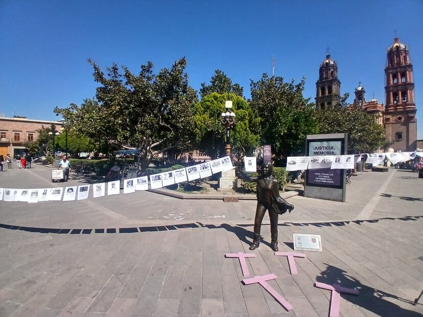 Tendedero en Plaza de Armas. Foto: Especial