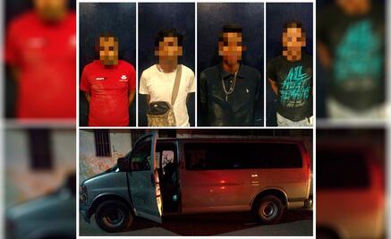 Aseguran a cuatro por robar camioneta de CONALEP