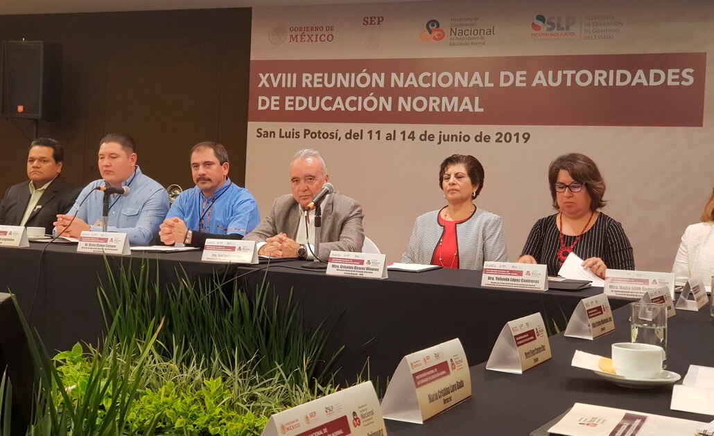 Celebran en SLP Reunión Nacional de Autoridades de Educación Normal
