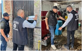 ¡Olores fétidos y condiciones insalubres! Protección Civil clausura rastro clandestino en la capital de SLP