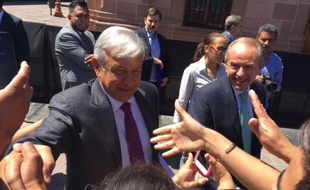 “¡Yo ya no soy de Morena!” recalca AMLO desde SLP