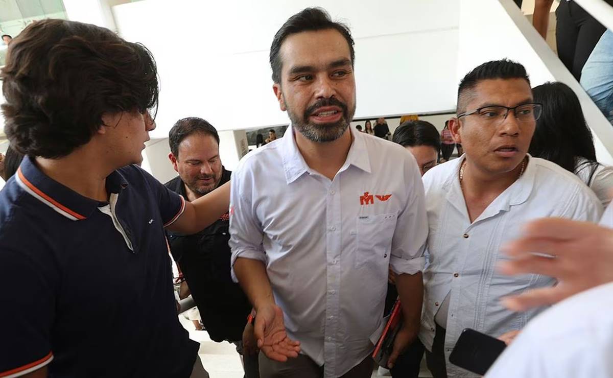 Visita del candidato presidencial por Movimiento Ciudadano a la Universidad Anáhuac Campus Xalapa. Fotos: Berenice Fregoso / EL UNIVERSAL