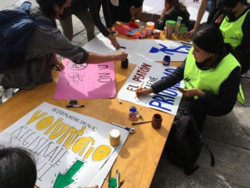 Día Mundial Sin Auto. Adultos, niños y hasta mascotas celebran así esta fecha en San Luis Potosí