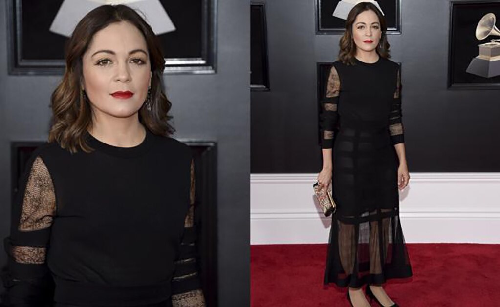 Natalia Lafourcade, en la alfombra previo a los Grammy 2018