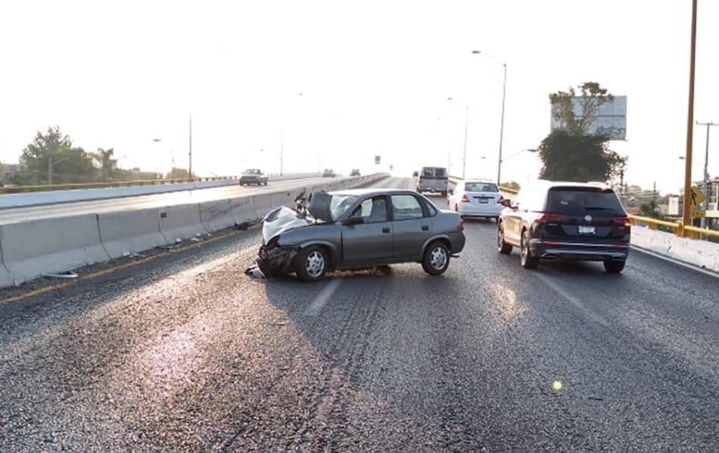 Choque en carretera Rioverde, un lesionado 