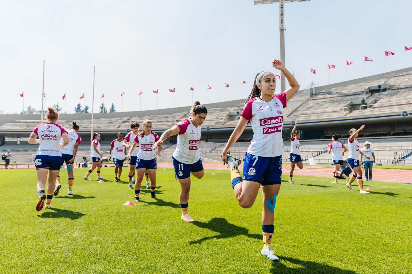 Gobernador de SLP a favor de mejorar los sueldos de las mujeres deportistas. Foto: ADSL femenil
