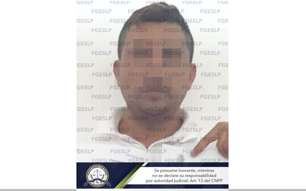 Cae sujeto acusado de asesinar a hombre a puñaladas en Soledad. Foto: Fiscalía de San Luis Potosí