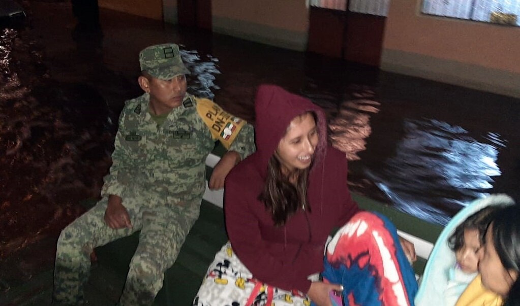 Tras intensas lluvias aplican Plan DN-III en el municipio de Salinas