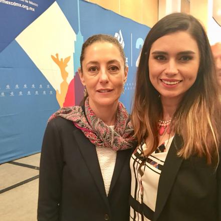 Candidatas de Morena presentan proyecto ante Coparmex