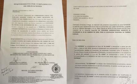 Minera San Xavier adeuda 6 mdp a ejidatarios desde 2014