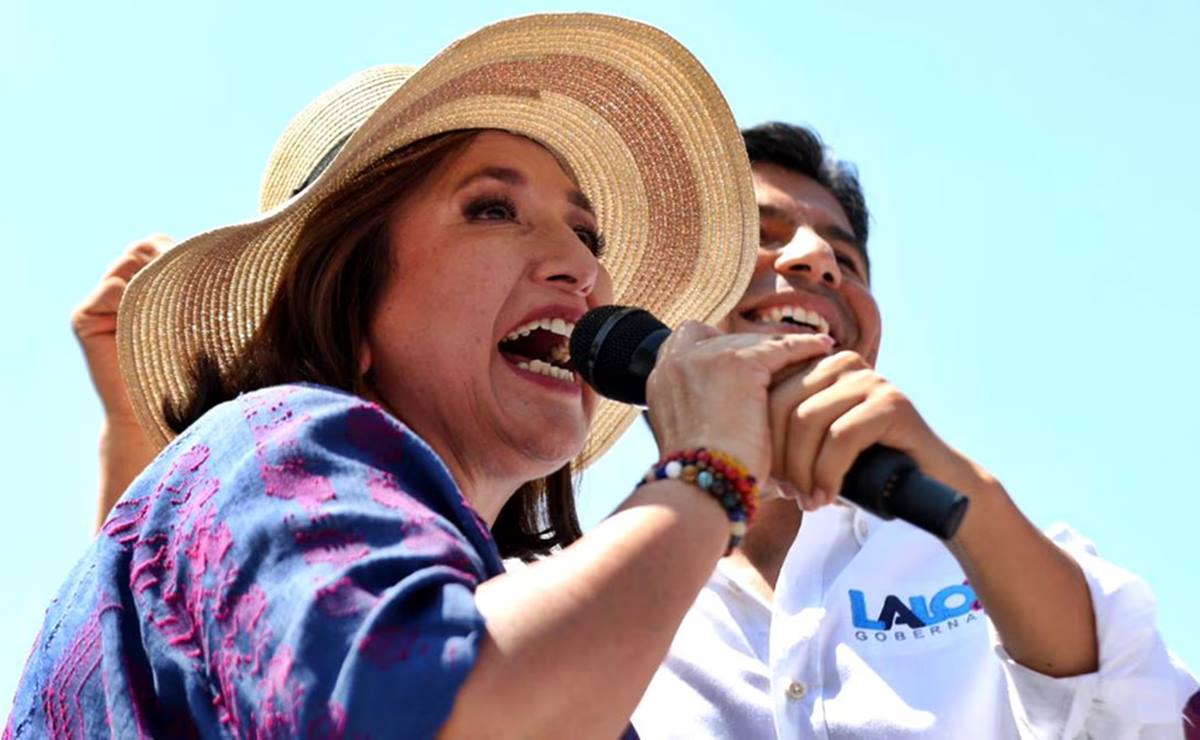 La abanderada de la coalición Fuerza y Corazón por México afirmó que la ciudadanía ya despertó y saldrá a votar por el cambio. Foto: Berenice Fregoso/EL UNIVERSAL