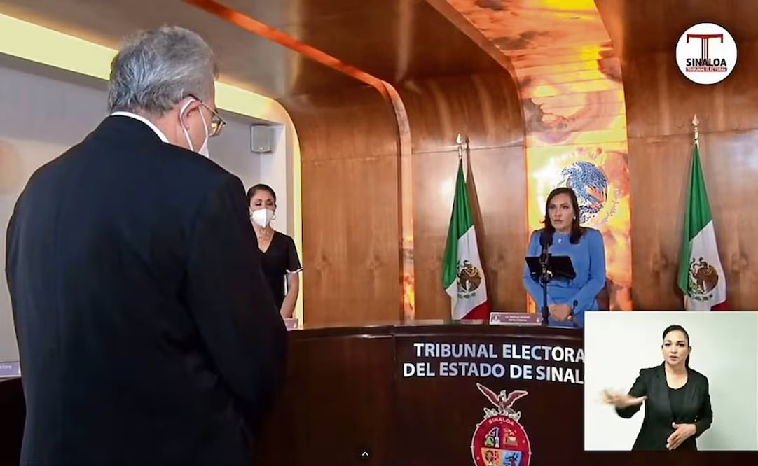 El Tribunal Electoral del Estado de Sinaloa (TEES) avaló por unanimidad el triunfo de Rubén Rocha, el 17 de agosto de 2021, en una sesión extraordinaria durante la cual garantizaron la pulcritud del proceso. Foto: Especial