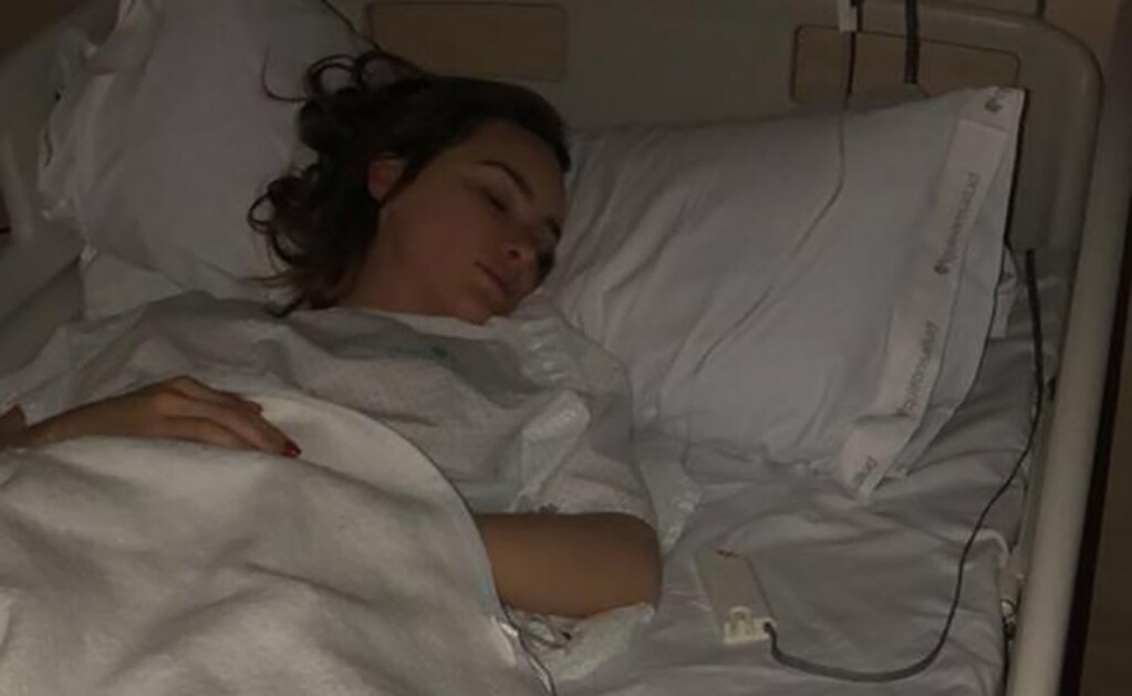 Belinda sale de operación por piedras en el riñón