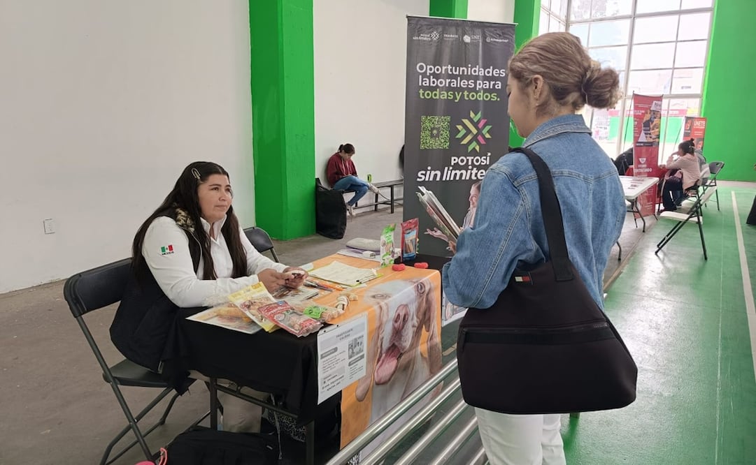 Feria del Trabajo en SLP. Foto: Jazmín Ramírez