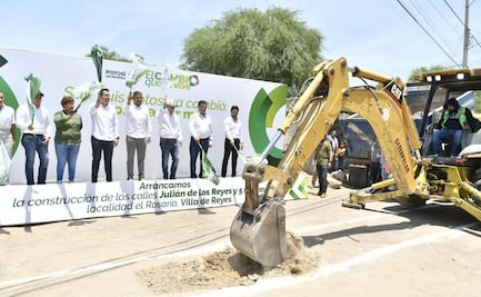 Avanza cambio de infraestructura vial con concreto hidráulico en Villa de Reyes; llega a nueva colonia