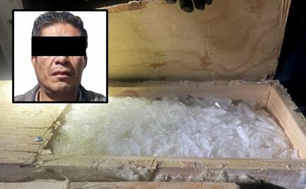 Vinculan a proceso a detenido por transportar casi media toneladas de metanfetamina en SLP