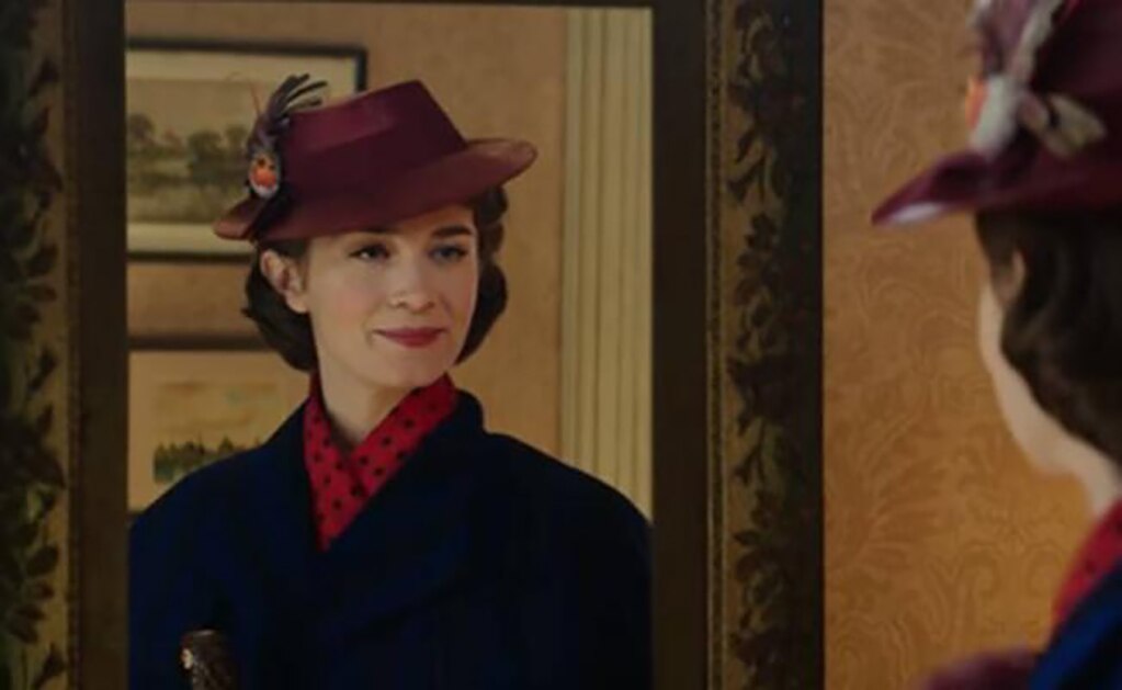 Emily Blunt interpreta a Mary Poppins en la nueva versión de la cinta FOTO: TOMADA DE VIDEO