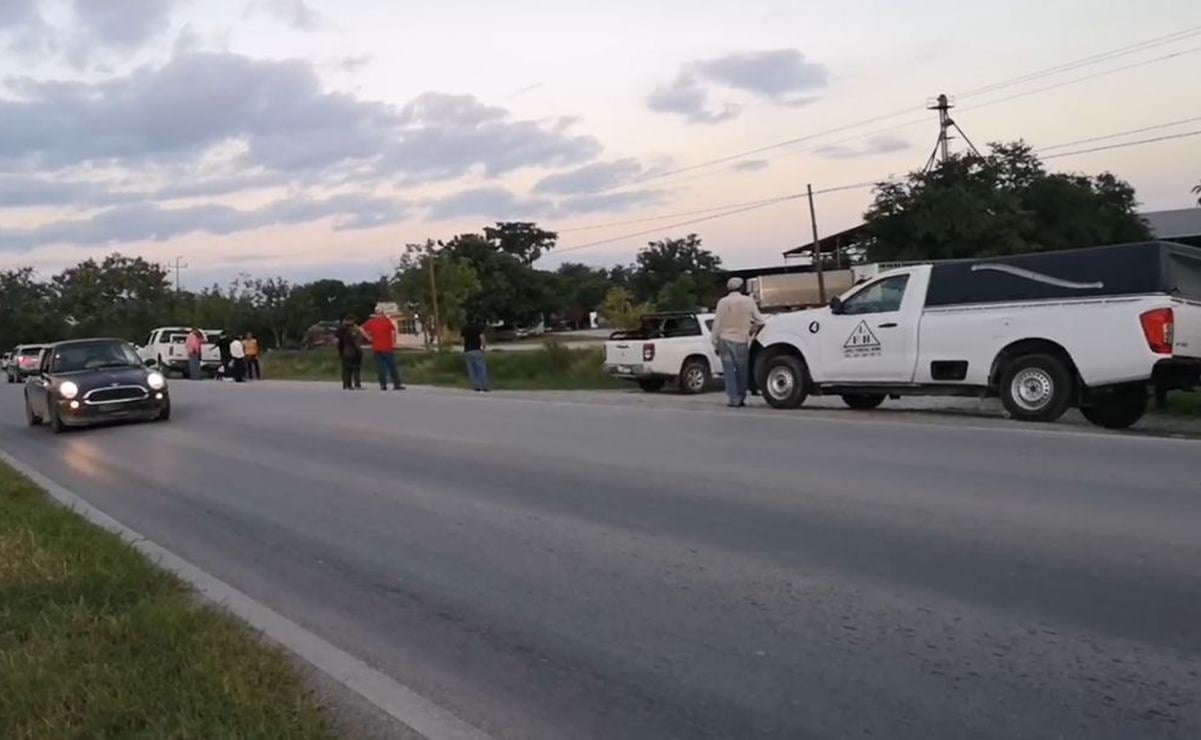 Ataque armado en la carretera Valles-Tamuín, deja dos muertos y dos heridos. Foto: Especial