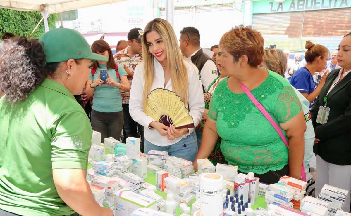 Llevan Feria de la Salud al mercado República en la capital de SLP. Fotos: Especiales