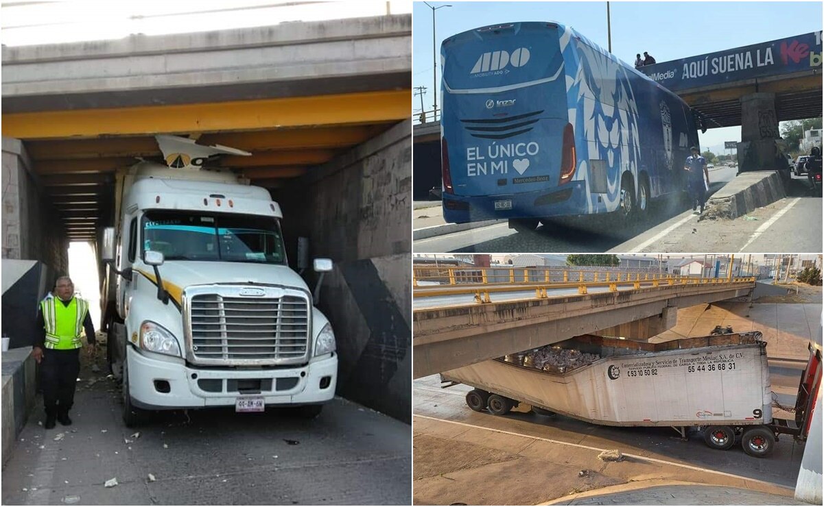 Piden señalética que alerte altura de puentes de Río Santiago para que camiones no se atoren
