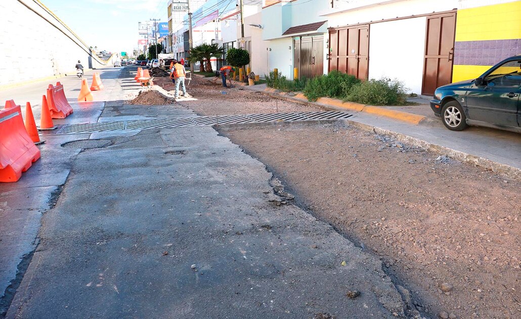 Avanzan obras de bacheo en la ciudad