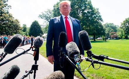 "Lo que está en marcha no es un juicio político, es un golpe", asegura Donald Trump