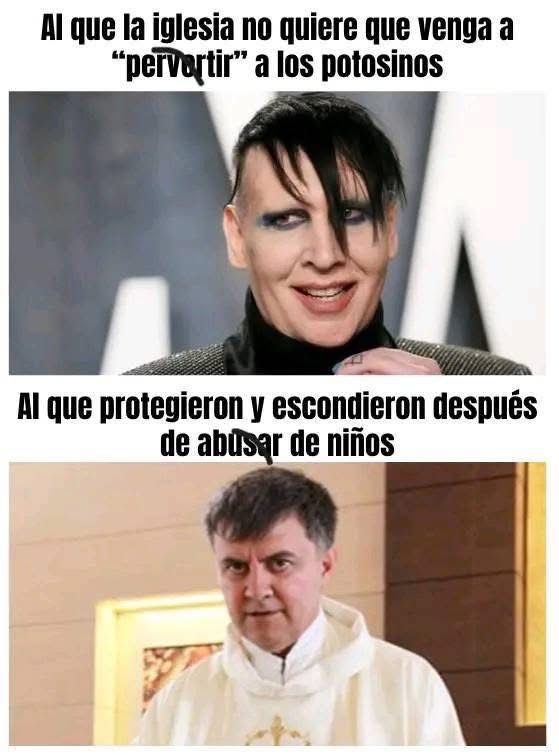 Marilyn Manson en SLP desata ola de memes tras la inconformidad de la Iglesia Católica