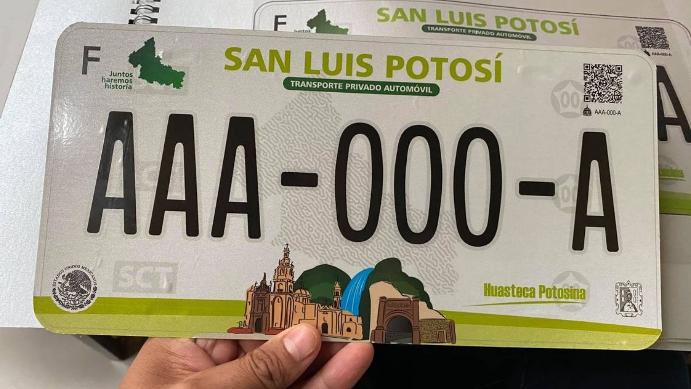 Canje de placas gratuitas en San Luis Potosí: ¿Cómo obtenerlas?