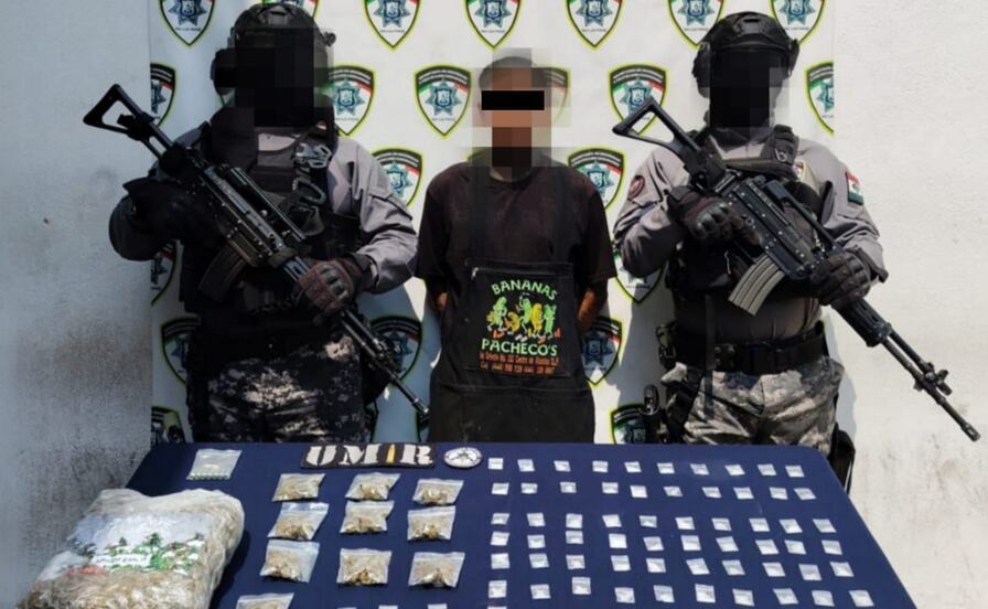 Detectan red de distribución de droga en la Central de Abastos de SLP; suman siete detenidos en 2026