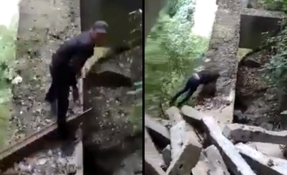 “Te va a jalar la muerte”: joven cae de puente de más de 30 metros en Atoyac, Veracruz