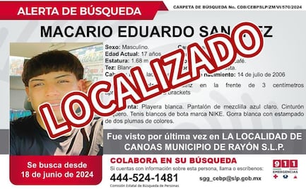 Localizan con vida a Macario, uno de los jóvenes que fueron secuestrados en Rayón, SLP