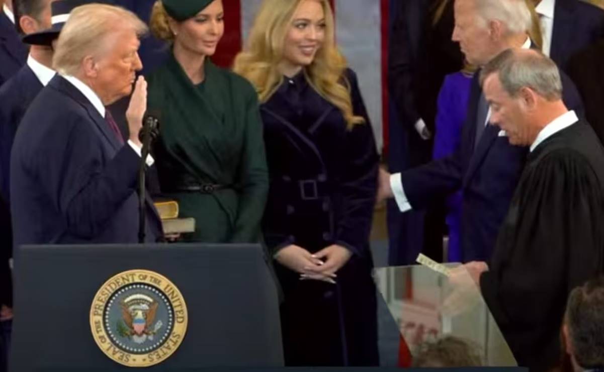 Donald Trump jura como presidente de Estados Unidos por segunda vez; "La era de oro de EU comienza ahora", afirma